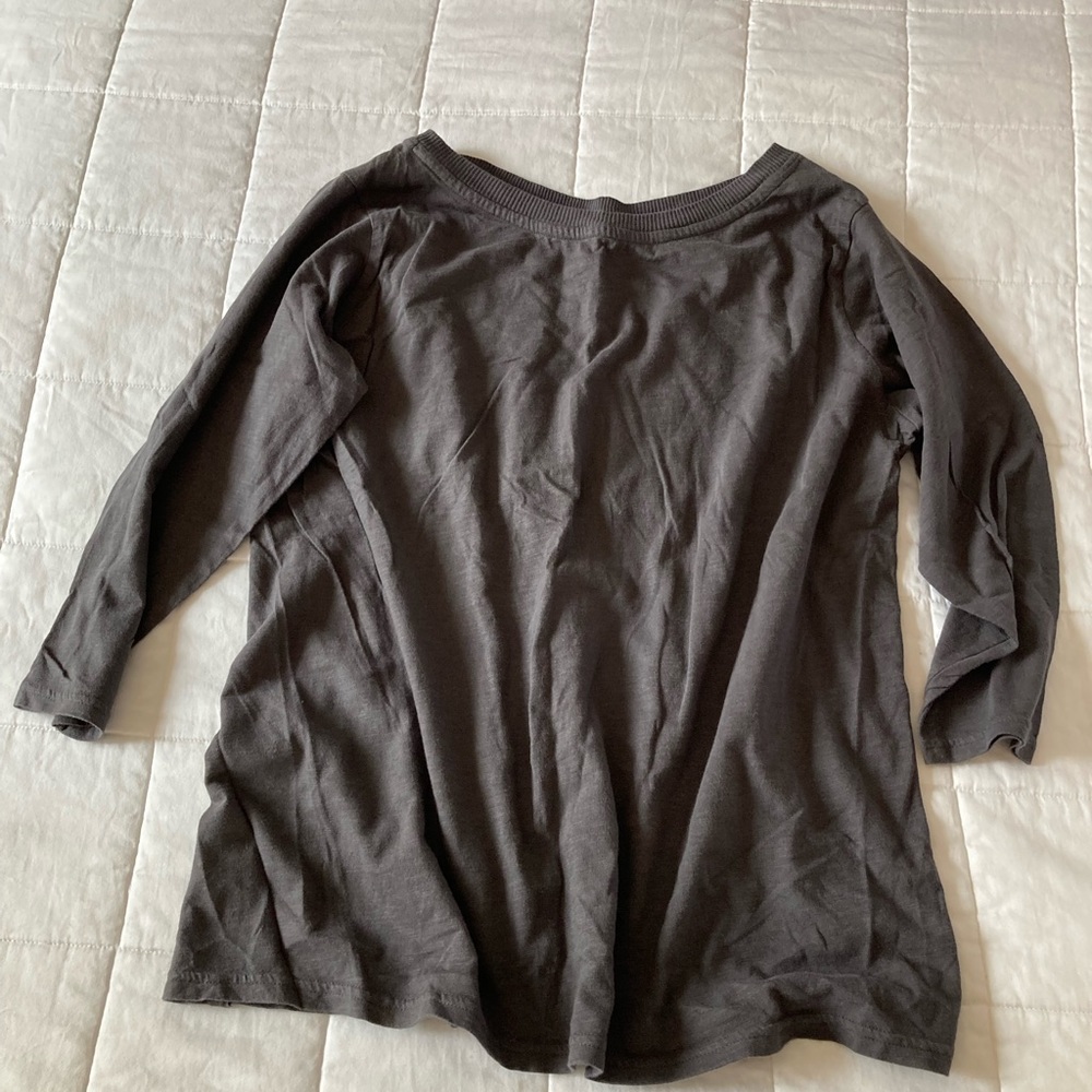 PACT 100% organic cotton 3/4 length sleeved shirt